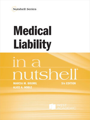 cover image of Medical Liability in a Nutshell
